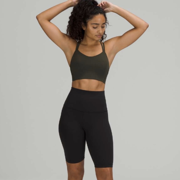 Lululemon Like a Cloud Bra Longline *Light Support, B/C Cup Dark Olive - Picture 3 of 10